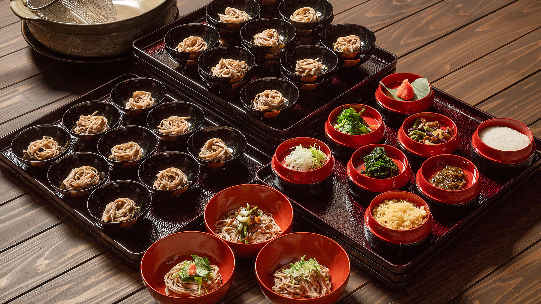 花巻名物「わんこそば風」