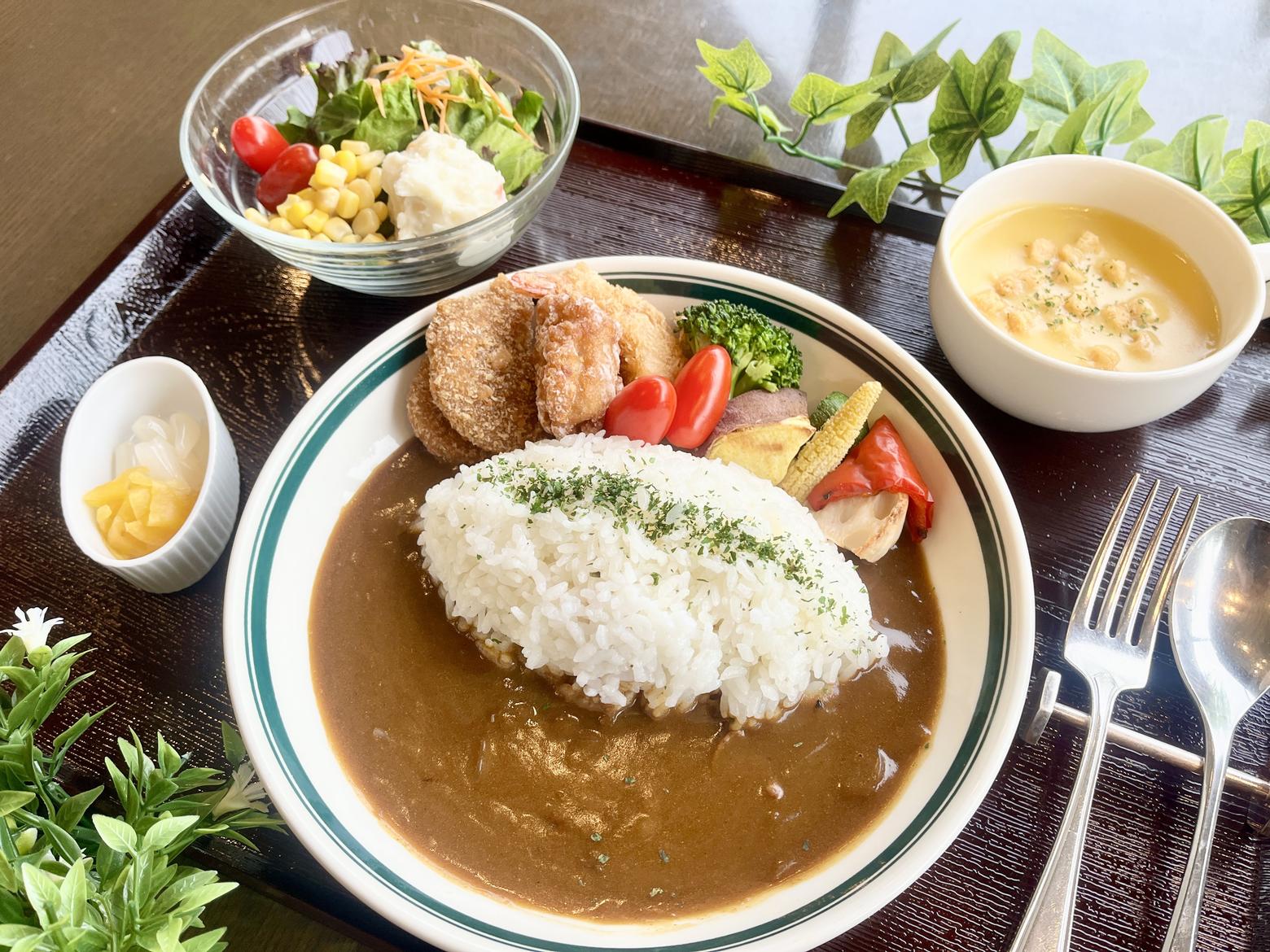 【勝山】立寄り昼食(特製カレーセット).JPG